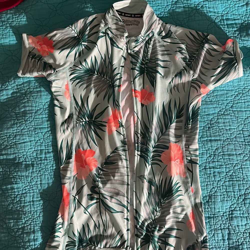 Canari cycling shirt floral size S
